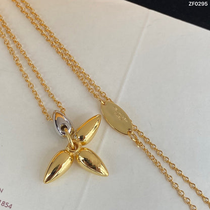 [Glimmer]LOUISETTE PEDANT GOLD NECKLACE