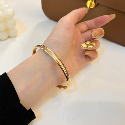 [Glimmer]PANTHERE GOLD DIAMOND OPEN BRACELET