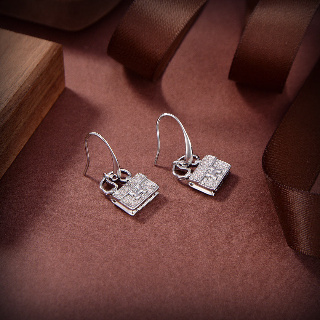[Glimmer]KELLY DIAMOND EARRINGS