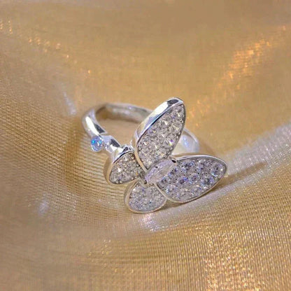 [Glimmer]BUTTERFLY DIAMOND RING