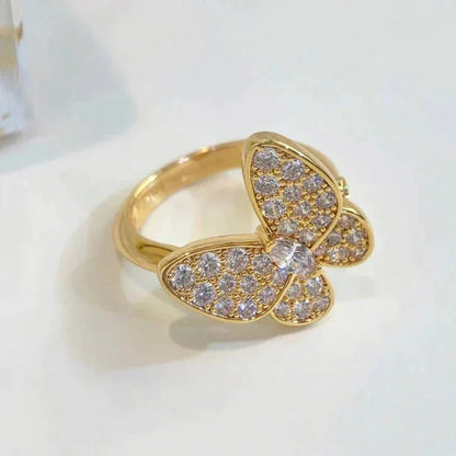[Glimmer]BUTTERFLY DIAMOND RING