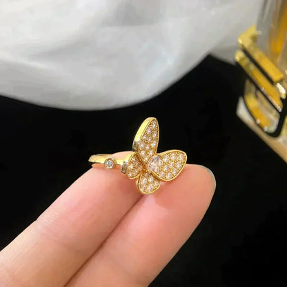 [Glimmer]BUTTERFLY DIAMOND RING