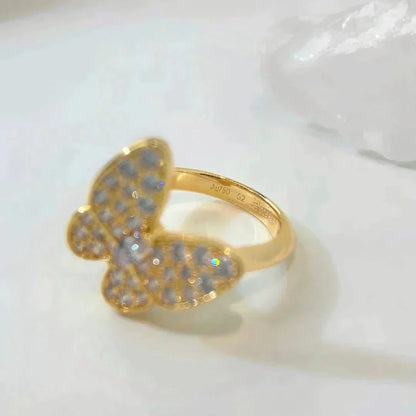 [Glimmer]BUTTERFLY DIAMOND RING