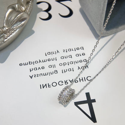 [Glimmer]PERLEE DIAMOND NECKLACE