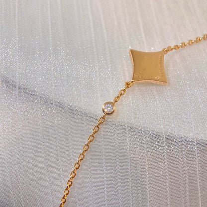 [Glimmer]COLOR STAR PINK GOLD DIAMOND BRACELET