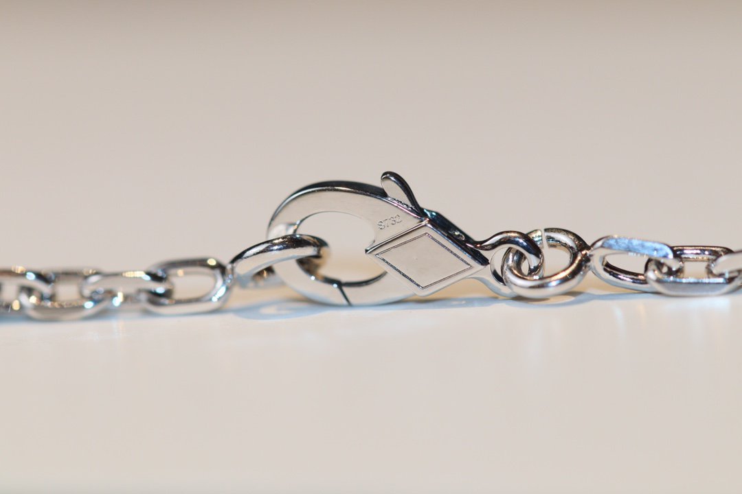 [Glimmer]CLOVER 20 MOTIFS ONYX DIAMOND SILVER