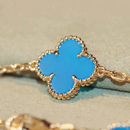 [Glimmer]CLOVER 20 MOTIFS TURQUOISE GOLD