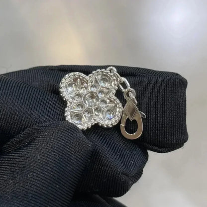 [Glimmer] CLOVER 5 MOTIF FULL DIAMOND BRACELET COLLECTION