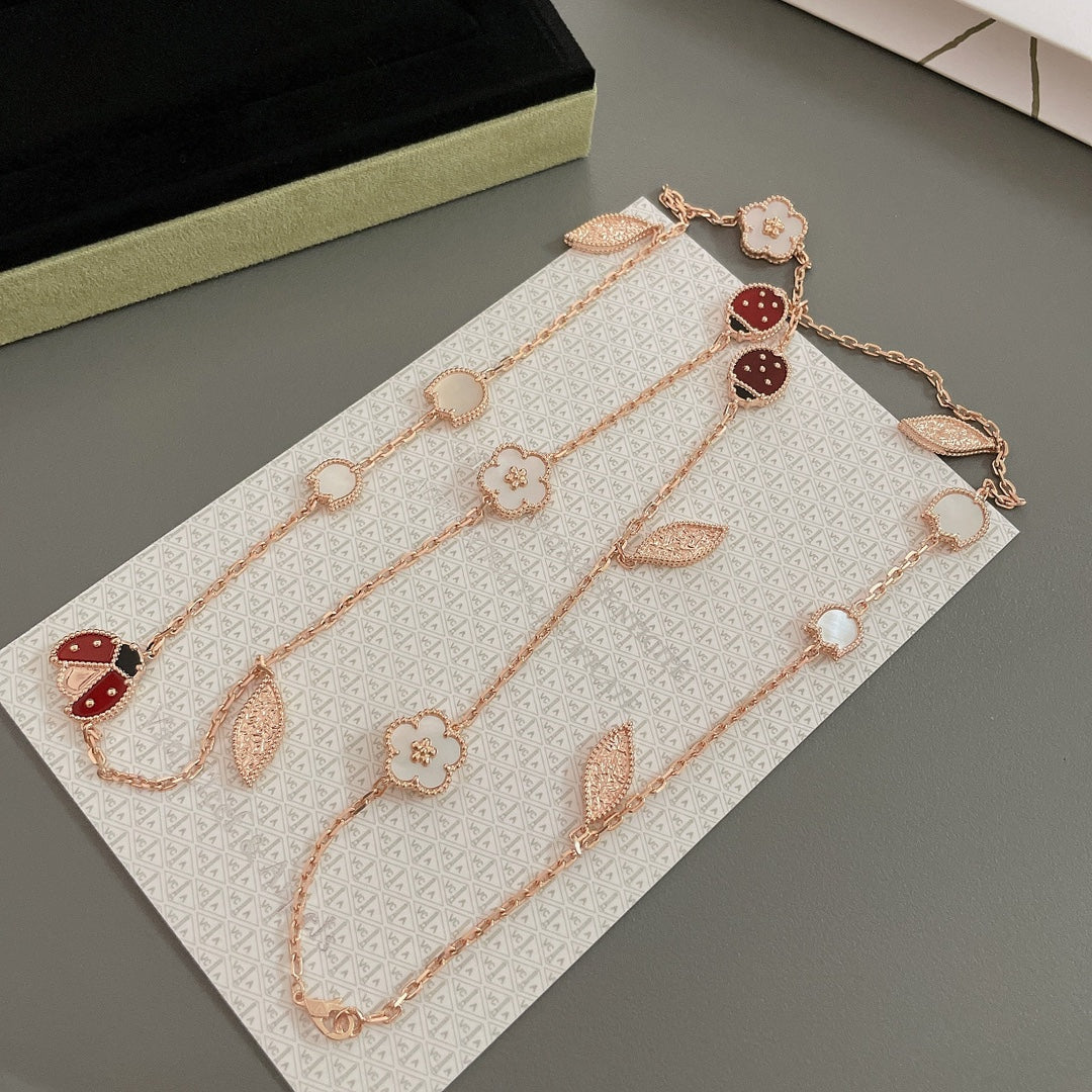 [Glimmer]LUCKY SPRING 15 MOTIFS Glimmer GOLD NECKLACE