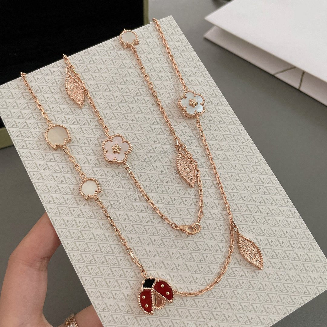 [Glimmer]LUCKY SPRING 15 MOTIFS Glimmer GOLD NECKLACE