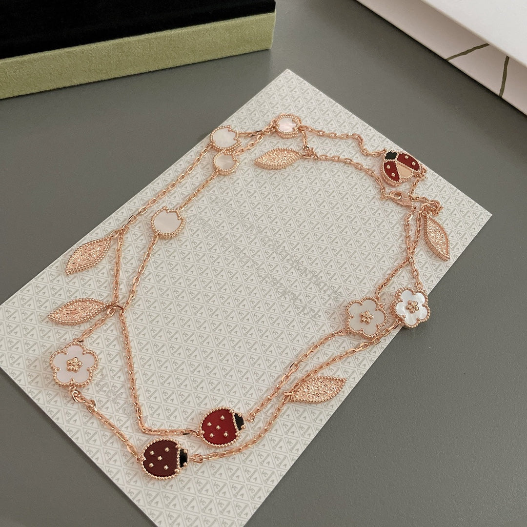 [Glimmer]LUCKY SPRING 15 MOTIFS Glimmer GOLD NECKLACE