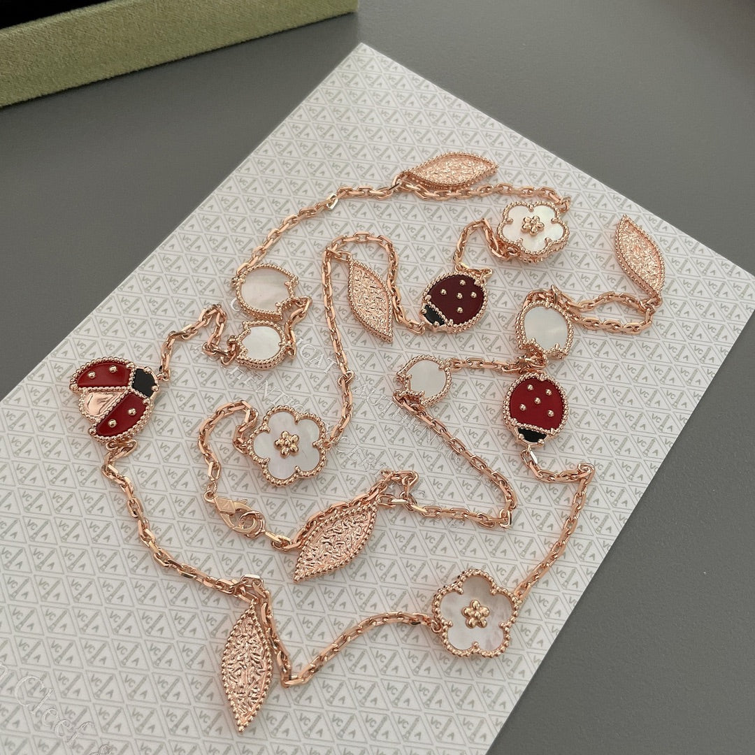 [Glimmer]LUCKY SPRING 15 MOTIFS Glimmer GOLD NECKLACE