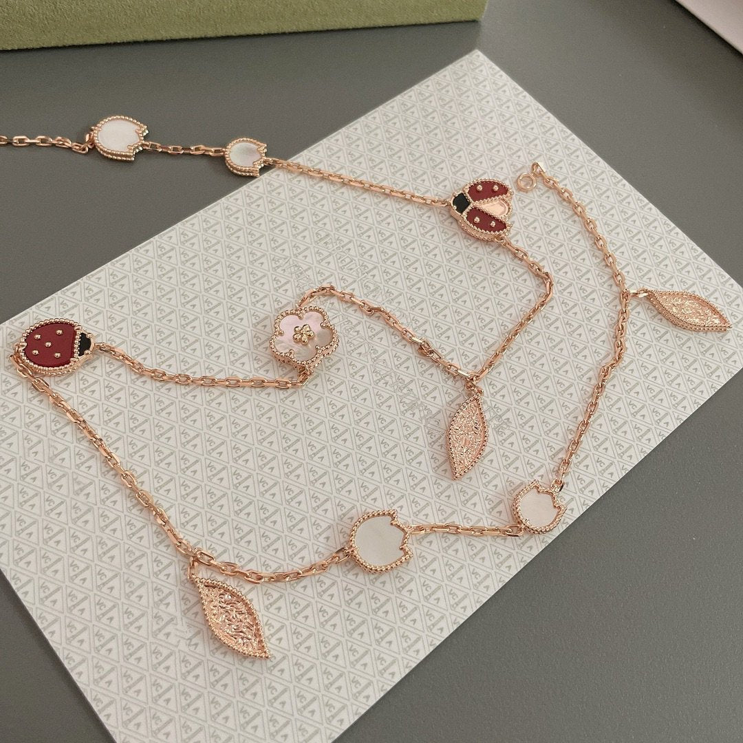 [Glimmer]LUCKY SPRING 15 MOTIFS Glimmer GOLD NECKLACE