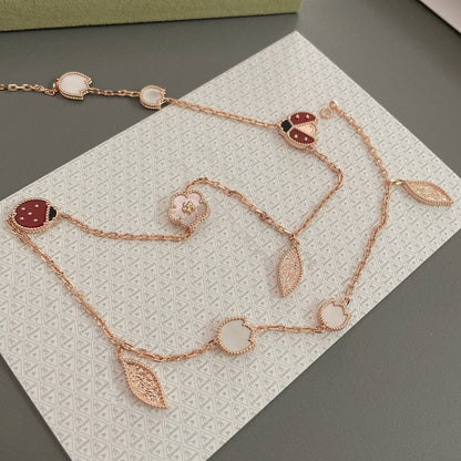 [Glimmer]LUCKY SPRING 15 MOTIFS Glimmer GOLD NECKLACE