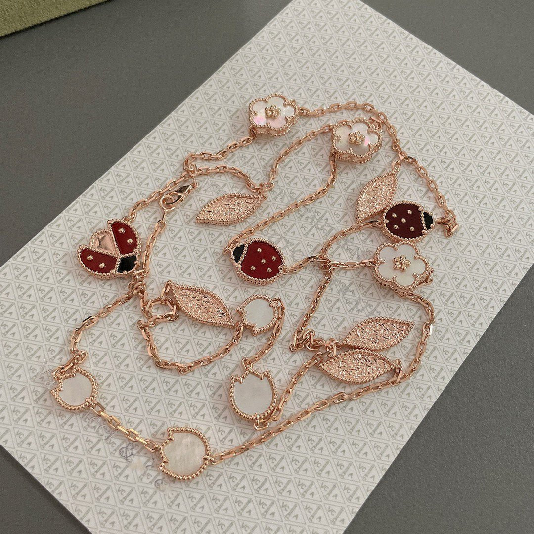 [Glimmer]LUCKY SPRING 15 MOTIFS Glimmer GOLD NECKLACE