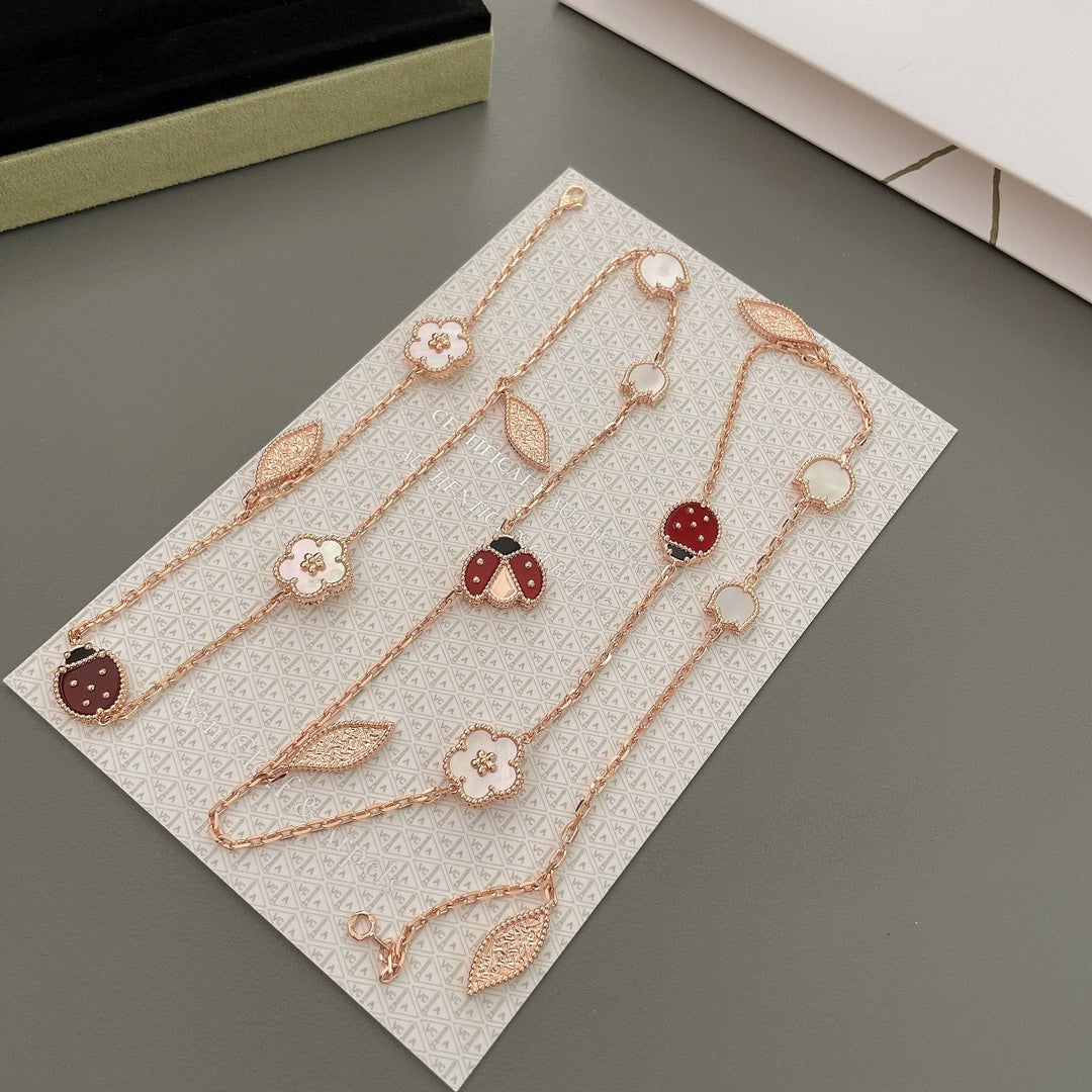 [Glimmer]LUCKY SPRING 15 MOTIFS Glimmer GOLD NECKLACE
