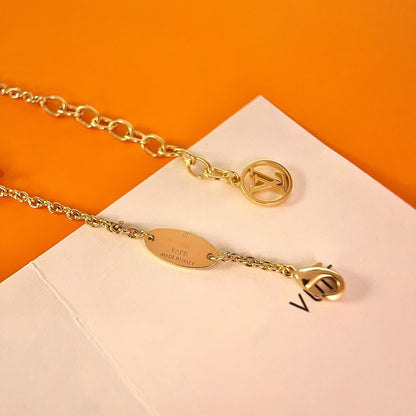 [Glimmer]LOGO STAR MOTIF GOLD BRACELET