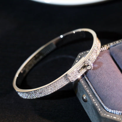[Glimmer]KELLY BRACELET DIAMOND PAVED