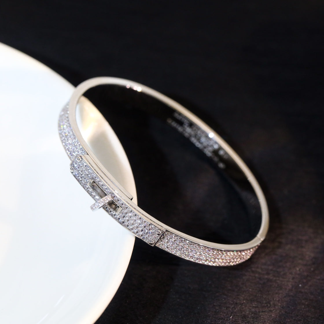 [Glimmer]KELLY BRACELET DIAMOND PAVED