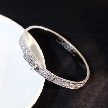 [Glimmer]KELLY BRACELET DIAMOND PAVED