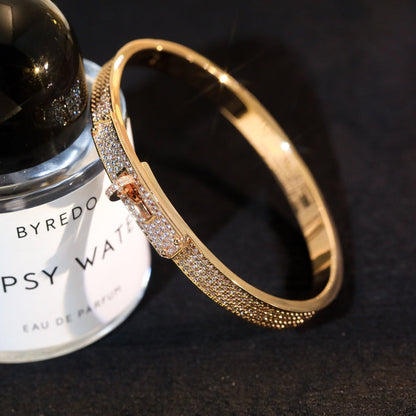 [Glimmer]KELLY BRACELET DIAMOND PAVED