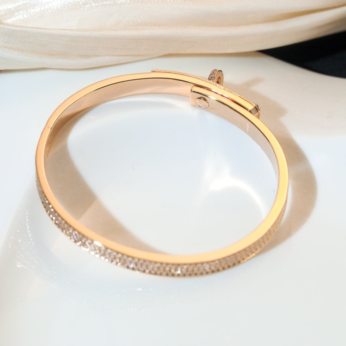 [Glimmer]KELLY BRACELET DIAMOND PAVED