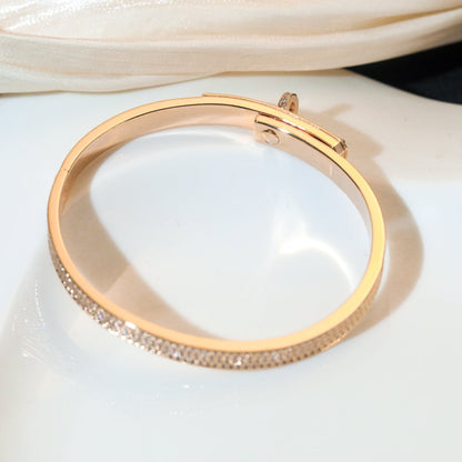 [Glimmer]KELLY BRACELET DIAMOND PAVED
