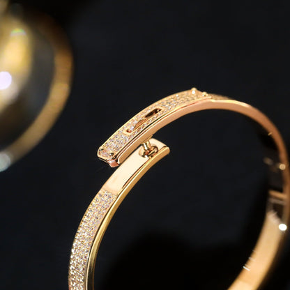 [Glimmer]KELLY BRACELET DIAMOND PAVED