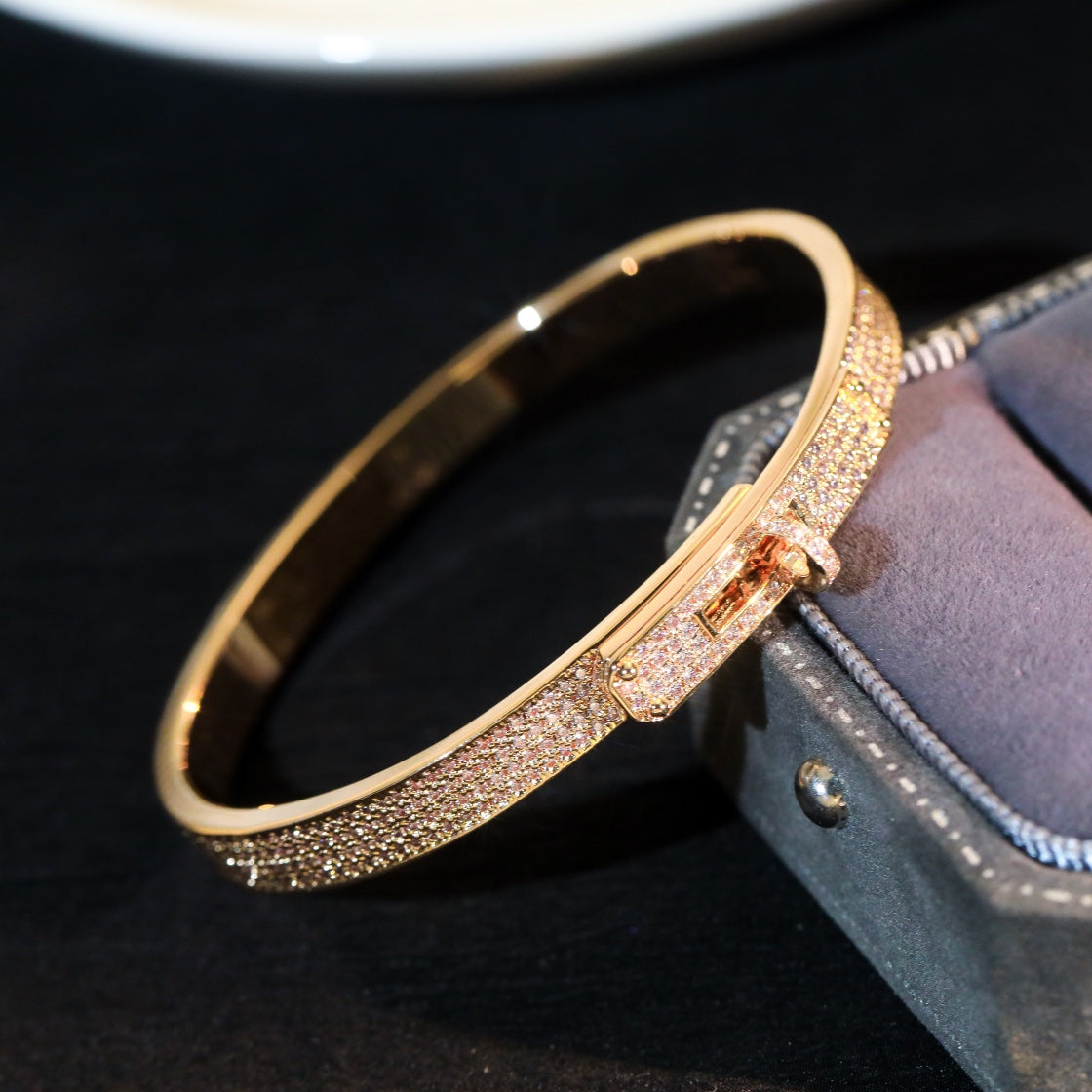 [Glimmer]KELLY BRACELET DIAMOND PAVED