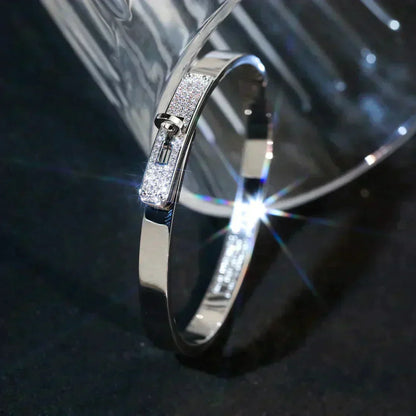 [Glimmer]KELLY SILVER DIAMOND BRACELET