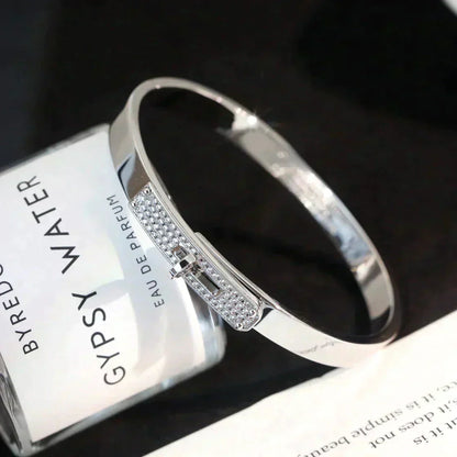 [Glimmer]KELLY SILVER DIAMOND BRACELET