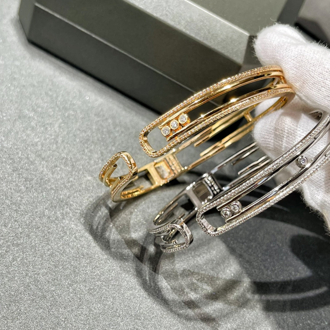 [Glimmer]MOVE 10TH PAVED DIAMOND BRACELET
