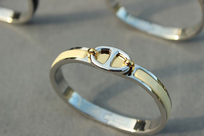 [Glimmer]CLIC CHAINE SILVER BRACELET
