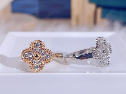 [Glimmer]CLOVER DIAMOND RING