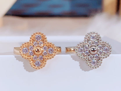 [Glimmer]CLOVER DIAMOND RING