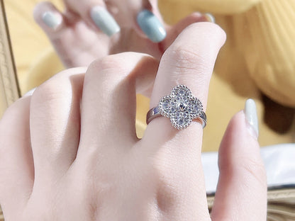 [Glimmer]CLOVER DIAMOND RING