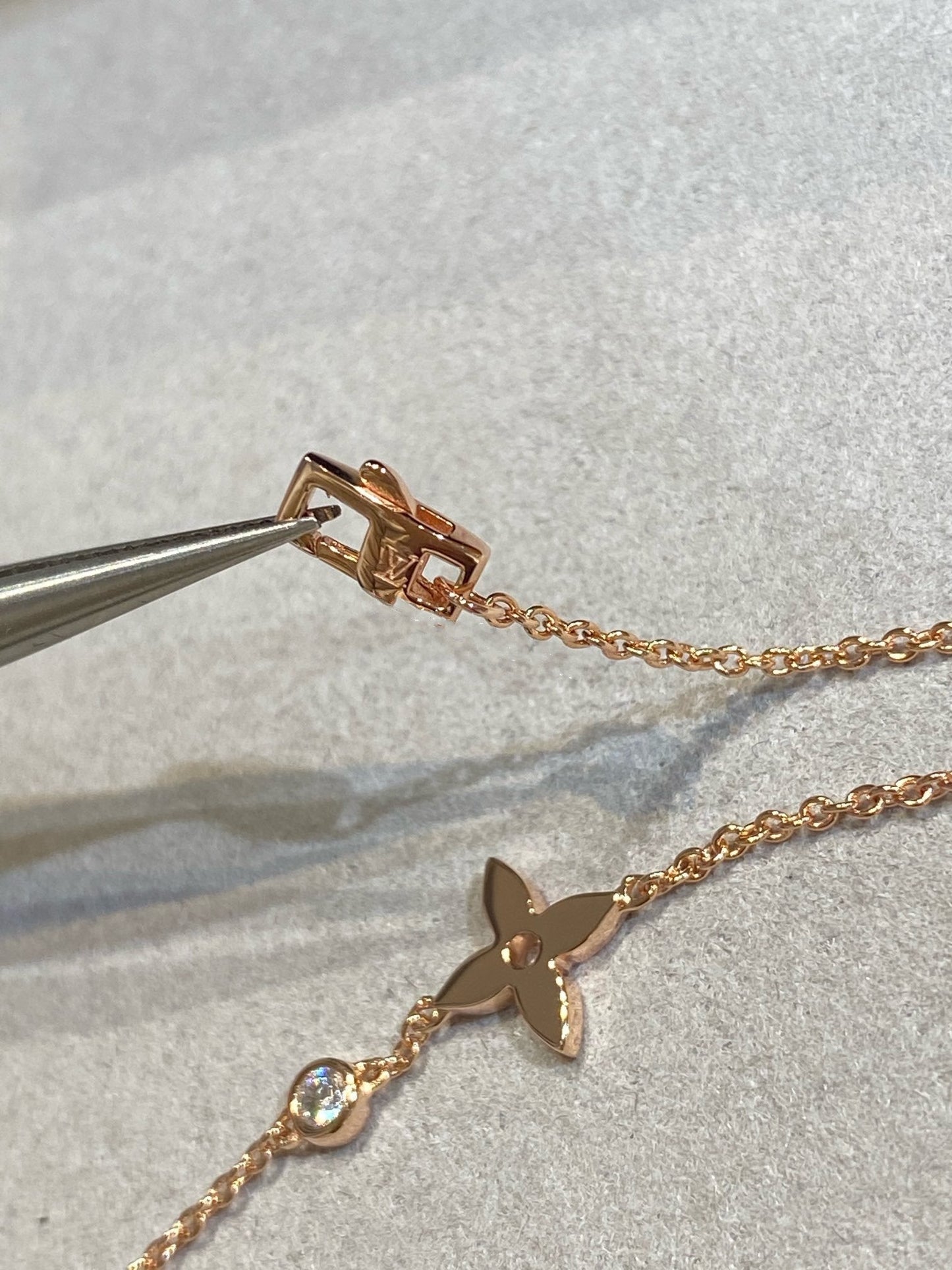 [Glimmer]STAR DIAMOND PINK GOLD BRACELET