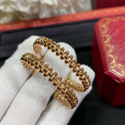 [Glimmer]CLASH LARGE HOOP EARRINGS