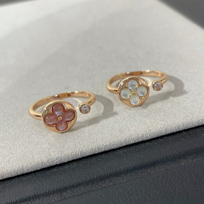 [Glimmer]SUN 1 DIAMOND PINK MOP RING