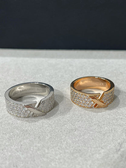 [Glimmer]LIENS EVIDENCE  DIAMOND PAVED RING