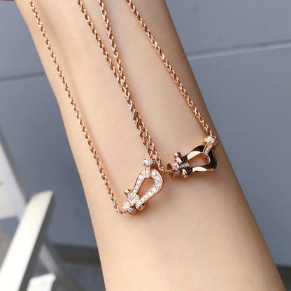 [Glimmer]FORCE 10 PINK GOLD DIAMOND NECKLACE