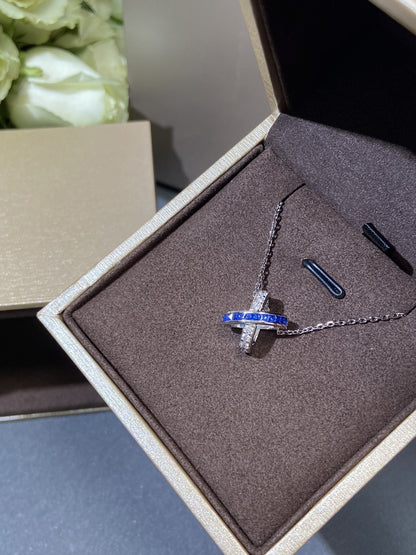 [Glimmer]LIENS DIAMOND SILVER NECKLACE