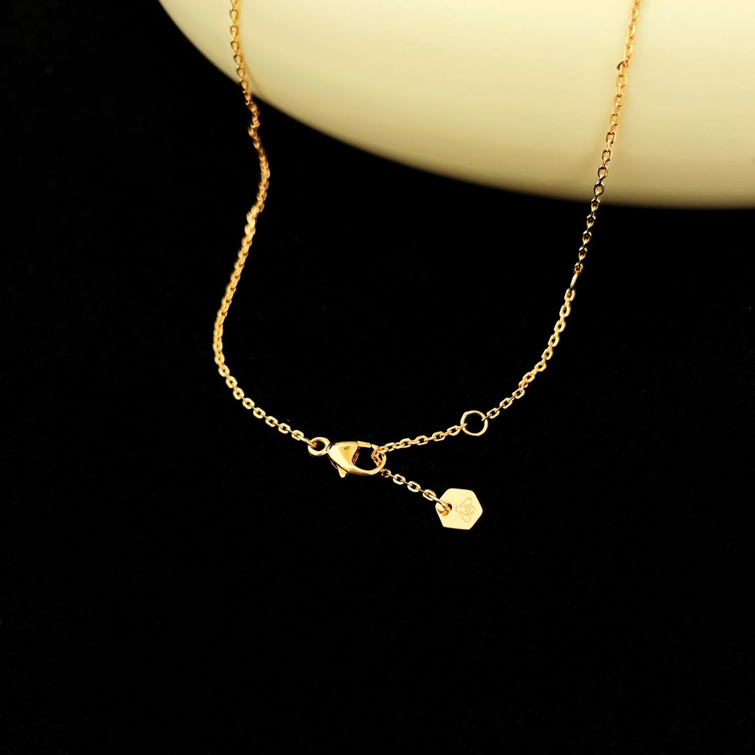 [Glimmer]BEE MINI PEDANT DIAMOND NECKLACE