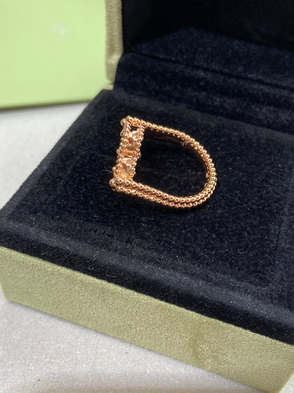 [Glimmer]CLOVER RIVERSIBLE Glimmer GOLD RING