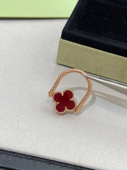 [Glimmer]CLOVER RIVERSIBLE Glimmer GOLD RING