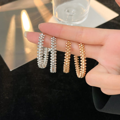 [Glimmer]CLASH HOOP EARRINGS