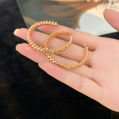 [Glimmer]CLASH HOOP EARRINGS