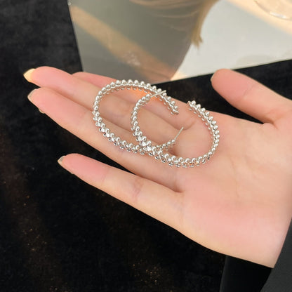 [Glimmer]CLASH HOOP EARRINGS