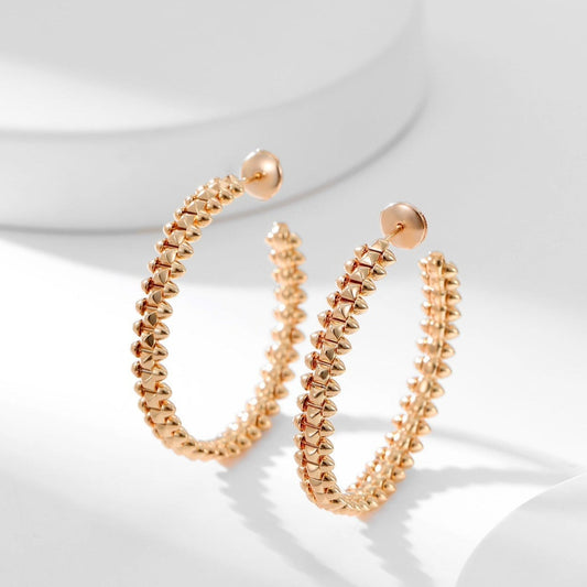 [Glimmer]CLASH HOOP EARRINGS