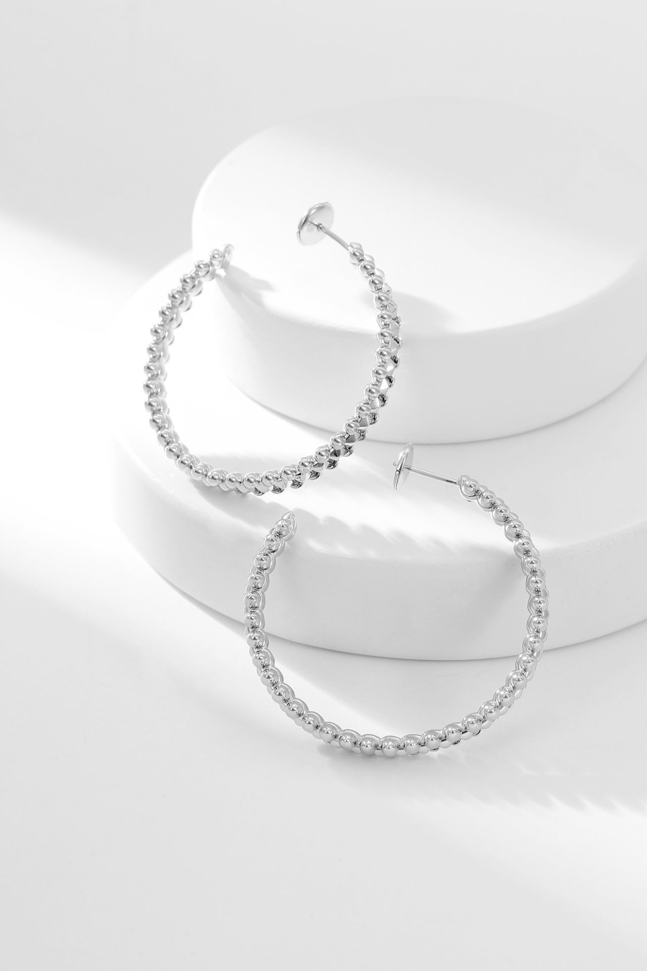 [Glimmer]CLASH HOOP EARRINGS